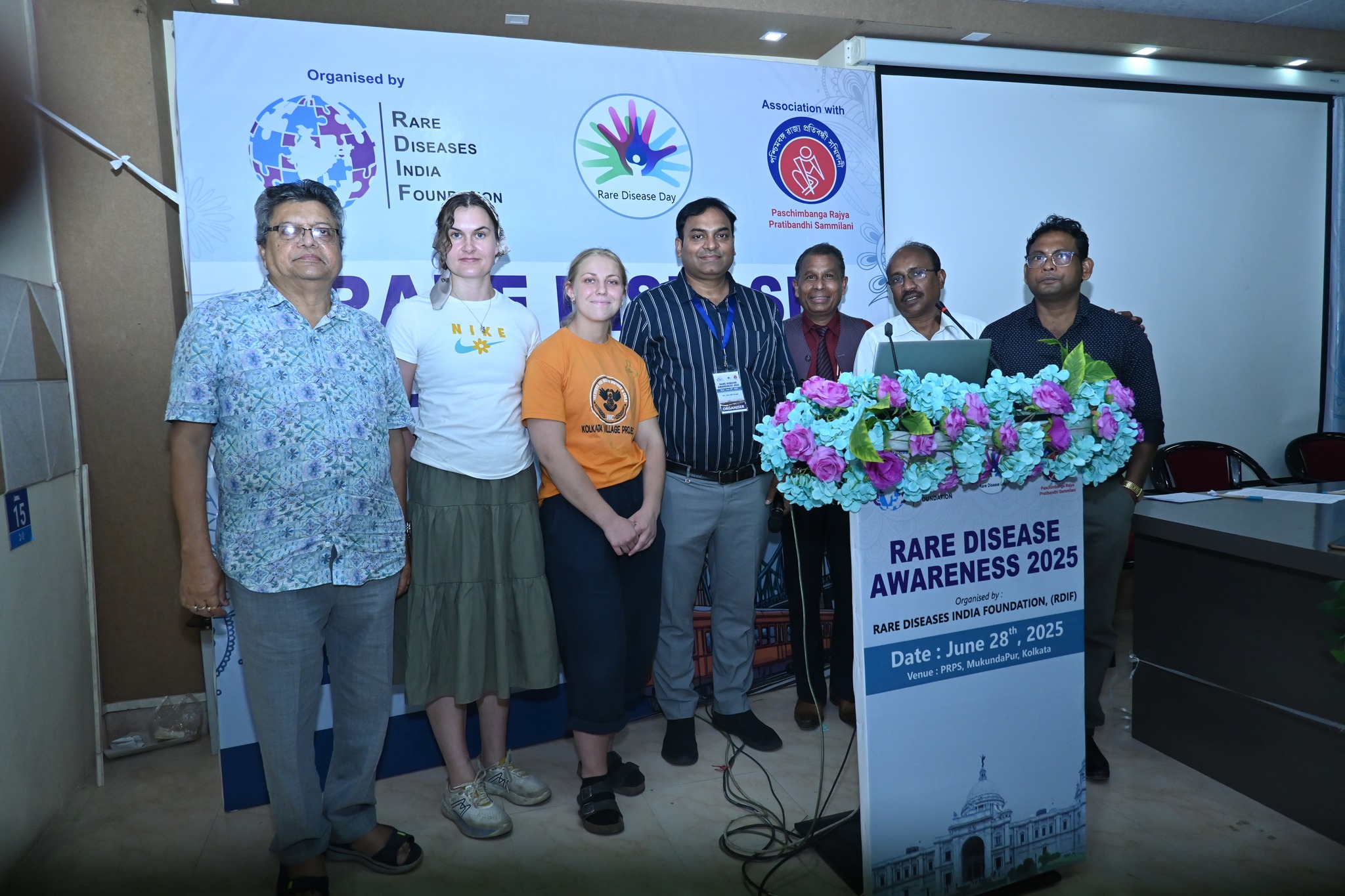 An art installation created for the awareness campaign.